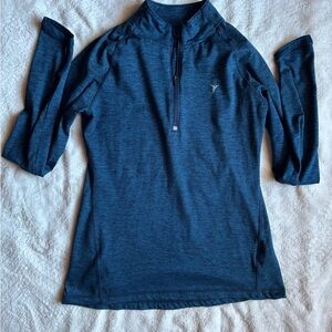 Old Navy Active Navy Quarter-Zip Top